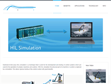 Tablet Screenshot of hil-simulation.com